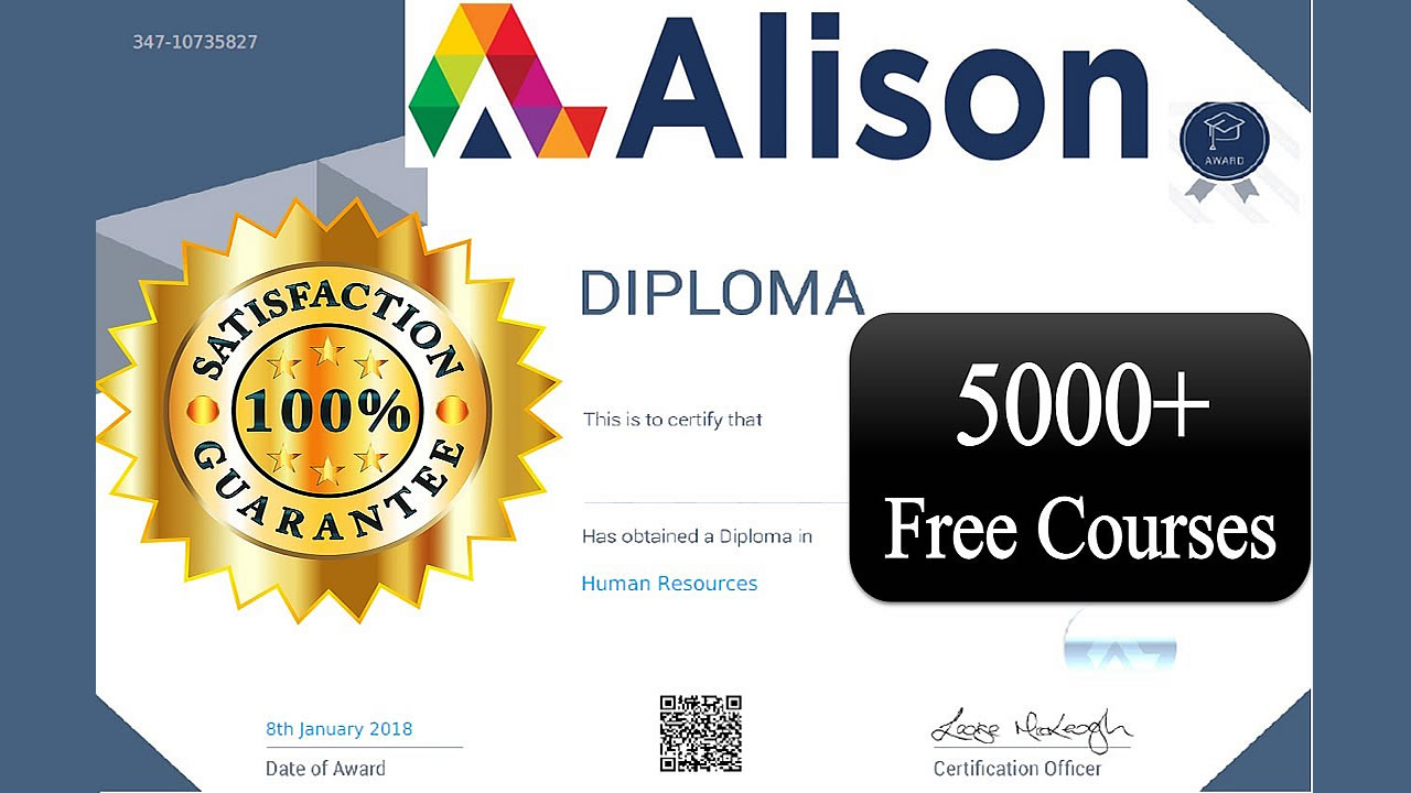 Get Certified with Alison Courses